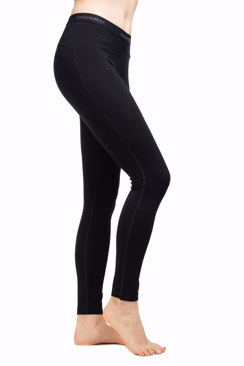 LEGINSY DAMSKIE ICEBREAKER 200 OASIS WOMEN - BLACK