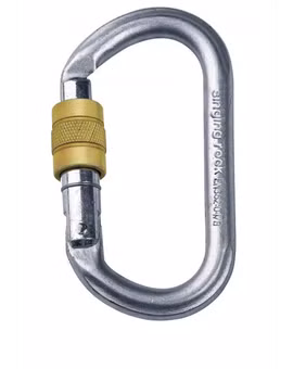KARABINEK OVAL KEYLOCK ZAKRĘCANY