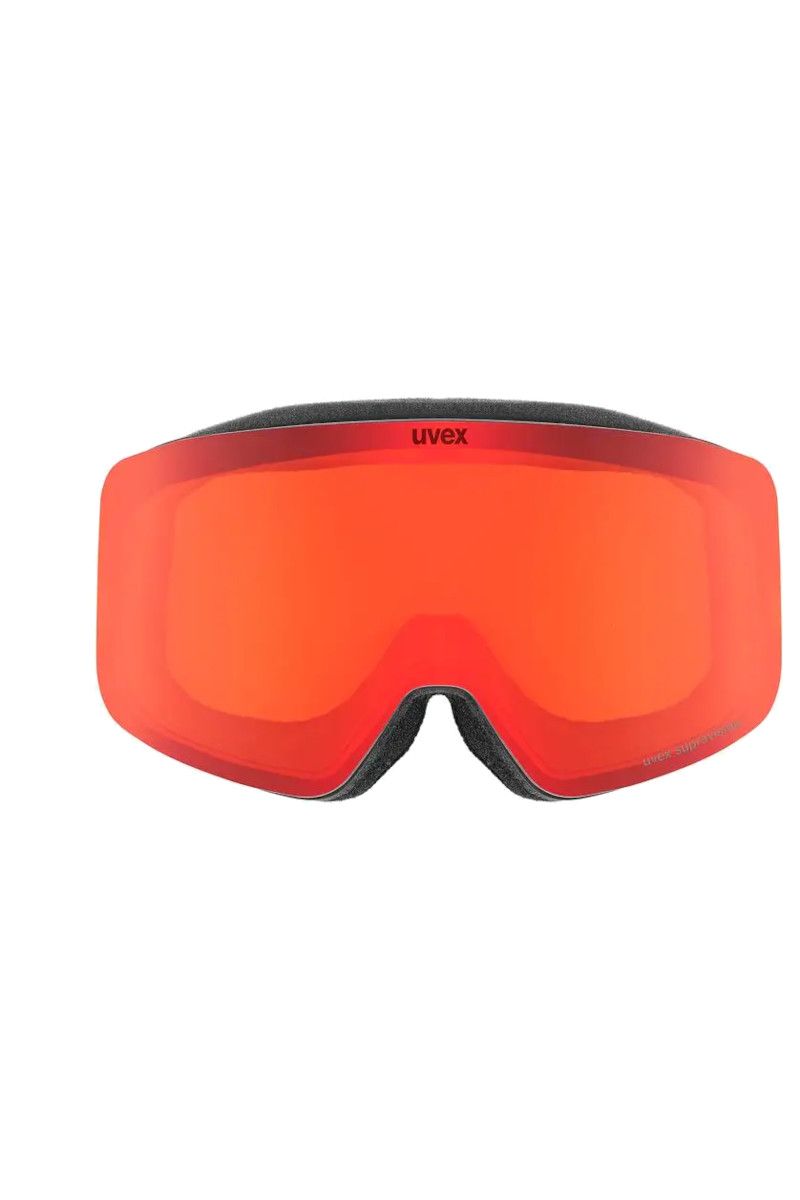 GOGLE DZIECIĘCE PWDR FM-BLACK MATT-MIRROR RED