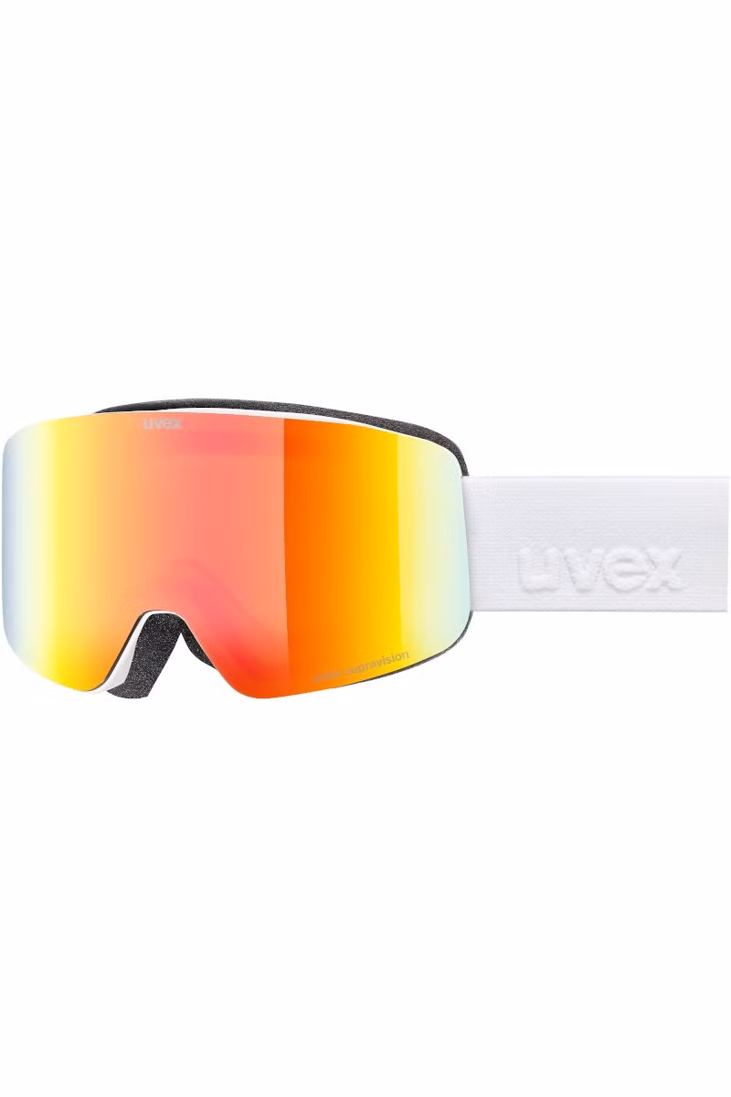 GOGLE DZIECIĘCE PWDR FM-WHITE MATT-MIRROR RAINBOW