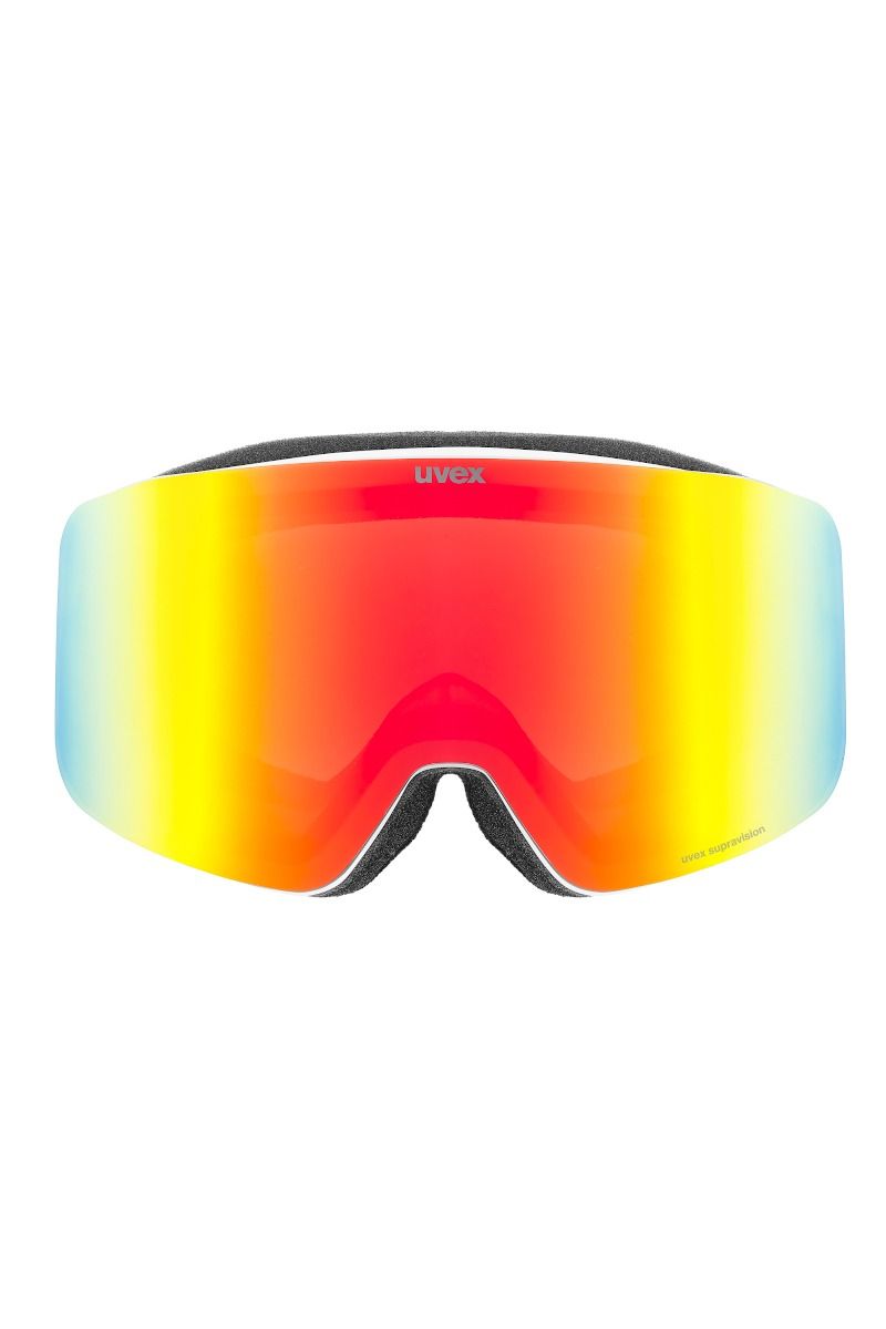 GOGLE DZIECIĘCE PWDR FM-WHITE MATT-MIRROR RAINBOW