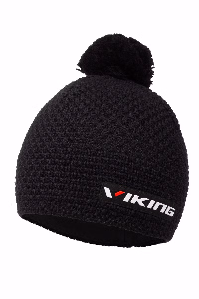 dopasowana czapka z pomponem marki viking