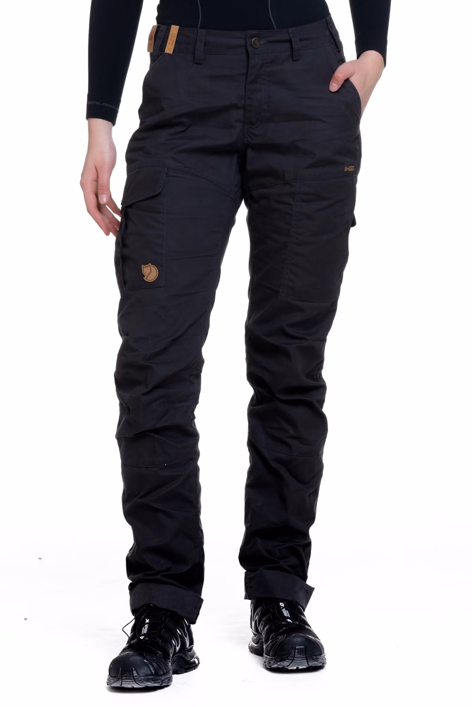 SPODNIE DAMSKIE KARLA PRO-030-DARK GREY WYTRZYMAŁE