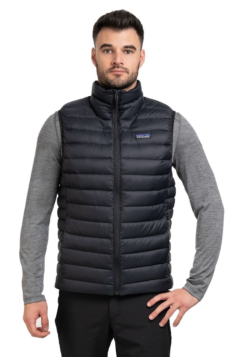 KAMIZELKA DOWN SWEATER-BLACK