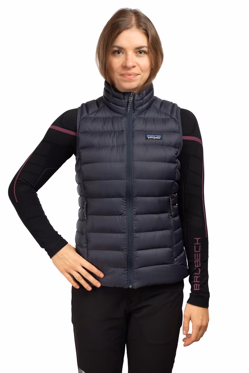 KAMIZELKA DOWN SWEATER WOMEN-BLACK