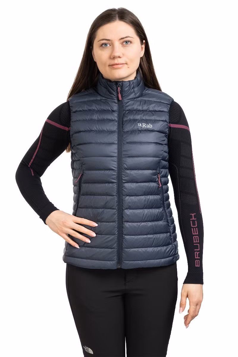KAMIZELKA MICROLIGHT WOMEN-STEEL
