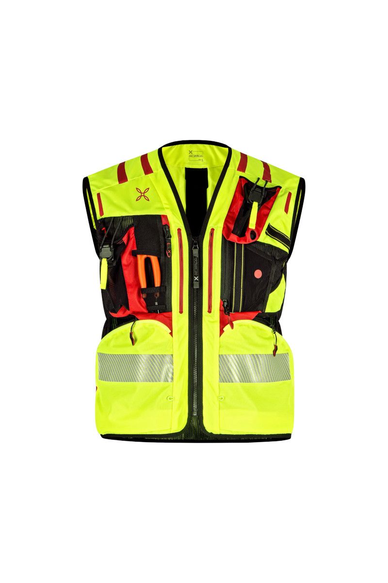 KAMIZELKA OPERATOR EVO 4 VEST-NEON YELLOW-RED