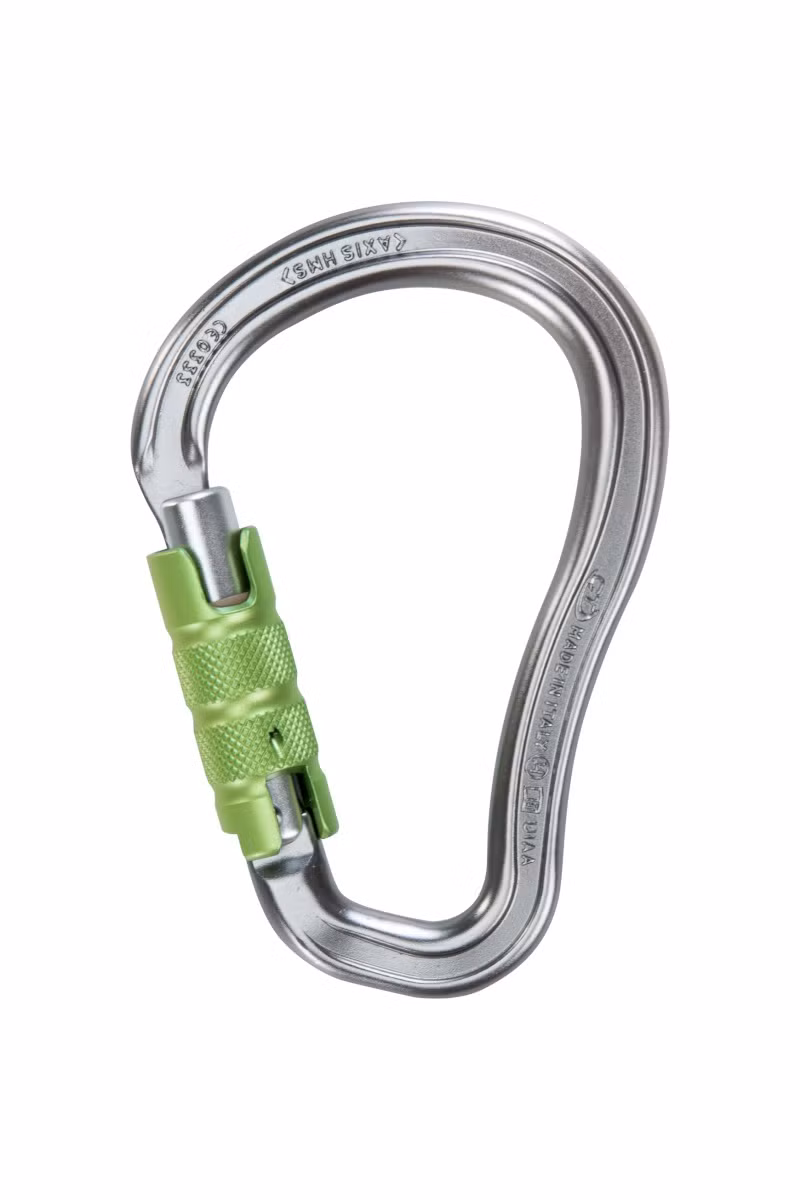 KARABINEK AXIS HMS TG-GREY-GREEN