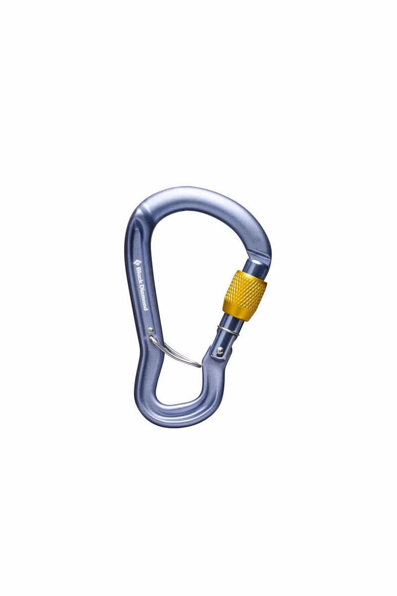 KARABINEK GRIDLOCK SCREWGATE-GRAY