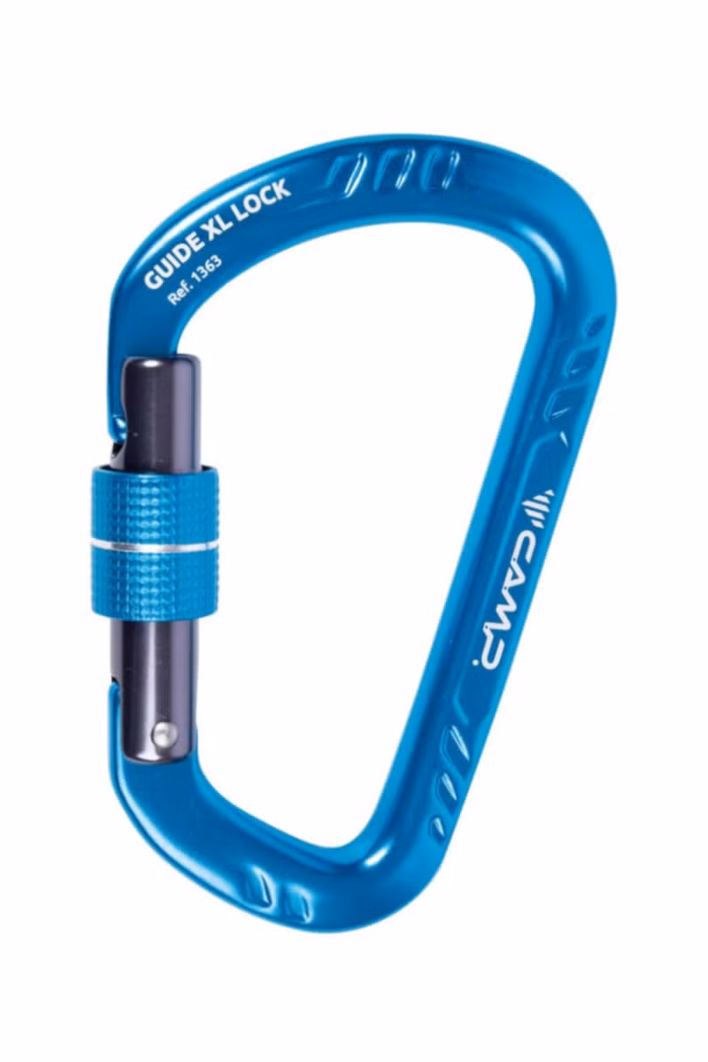 KARABINEK GUIDE XL LOCK-BLUE