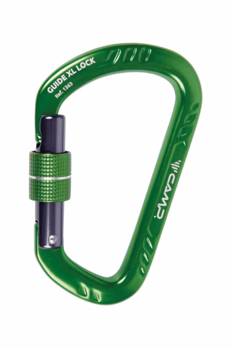 KARABINEK GUIDE XL LOCK-GREEN