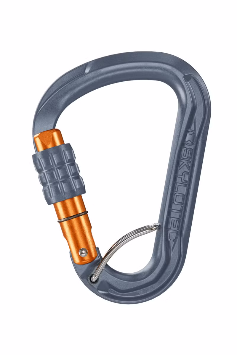 KARABINEK LEGER SGL -GREY-ORANGE