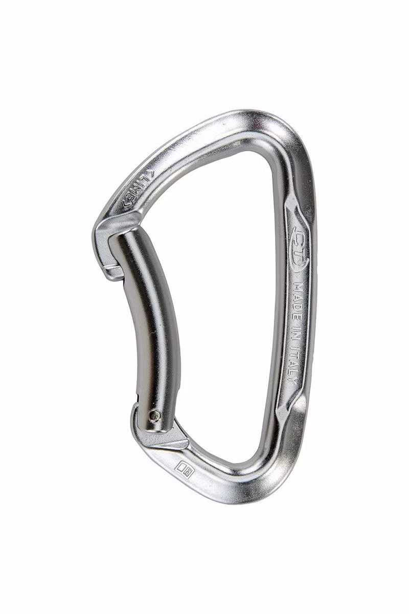 KARABINEK LIME B -SILVER