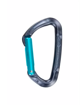 KARABINEK LIME S -ANTHRACITE-AQUAMARINE