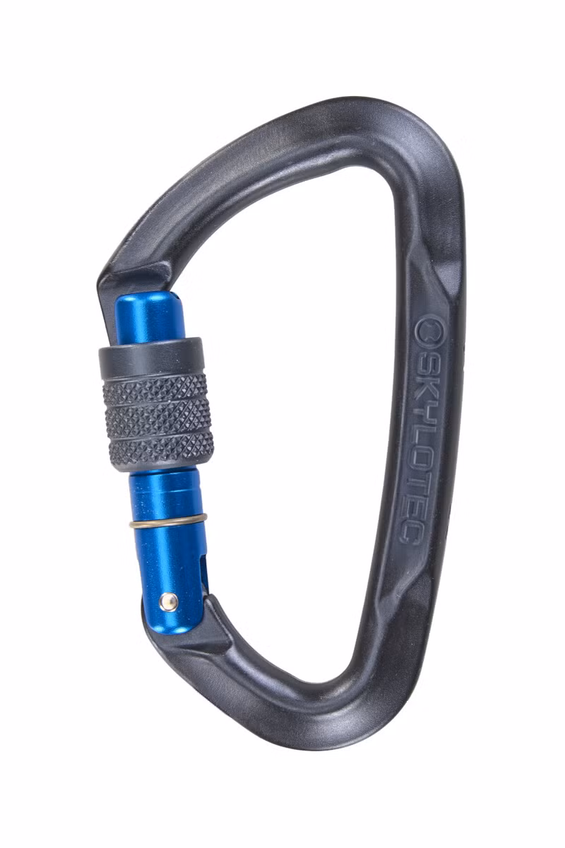 KARABINEK LIME SG -ANTHRACITE-BLUE