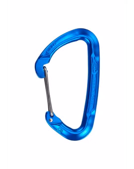 KARABINEK LIME W-ELECTRIC BLUE