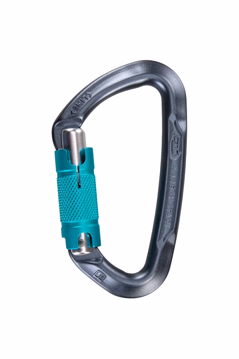 KARABINEK LIME WG -ANTHRACITE-AQUAMARINE