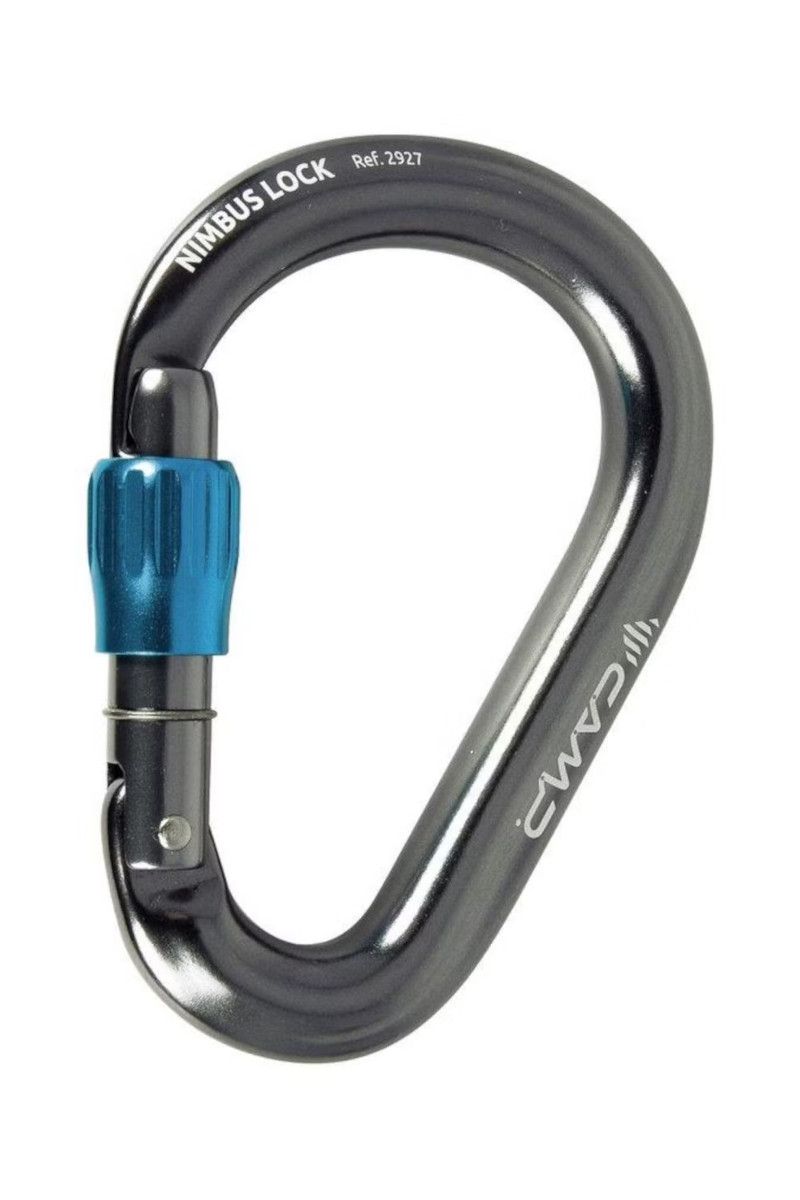 KARABINEK NIMBUS LOCK-GUN METAL-BLUE