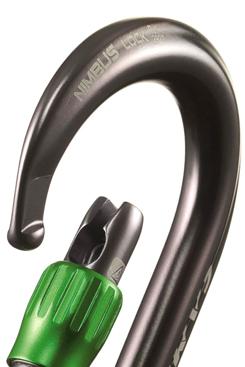 KARABINEK NIMBUS LOCK-GUN METAL-GREEN