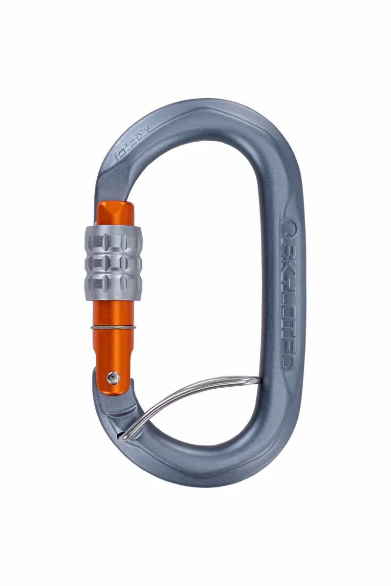 KARABINEK OBX SGL-TITANIUM-GREY-ORANGE
