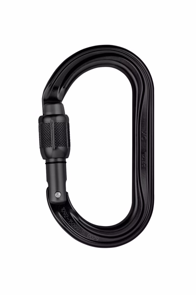 KARABINEK OK SCREW LOCK CZARNY M33 SLN