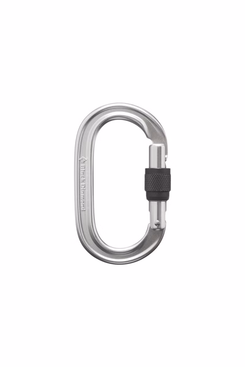 KARABINEK OVAL KEYLOCK ZAKRĘCANY-POLISHED