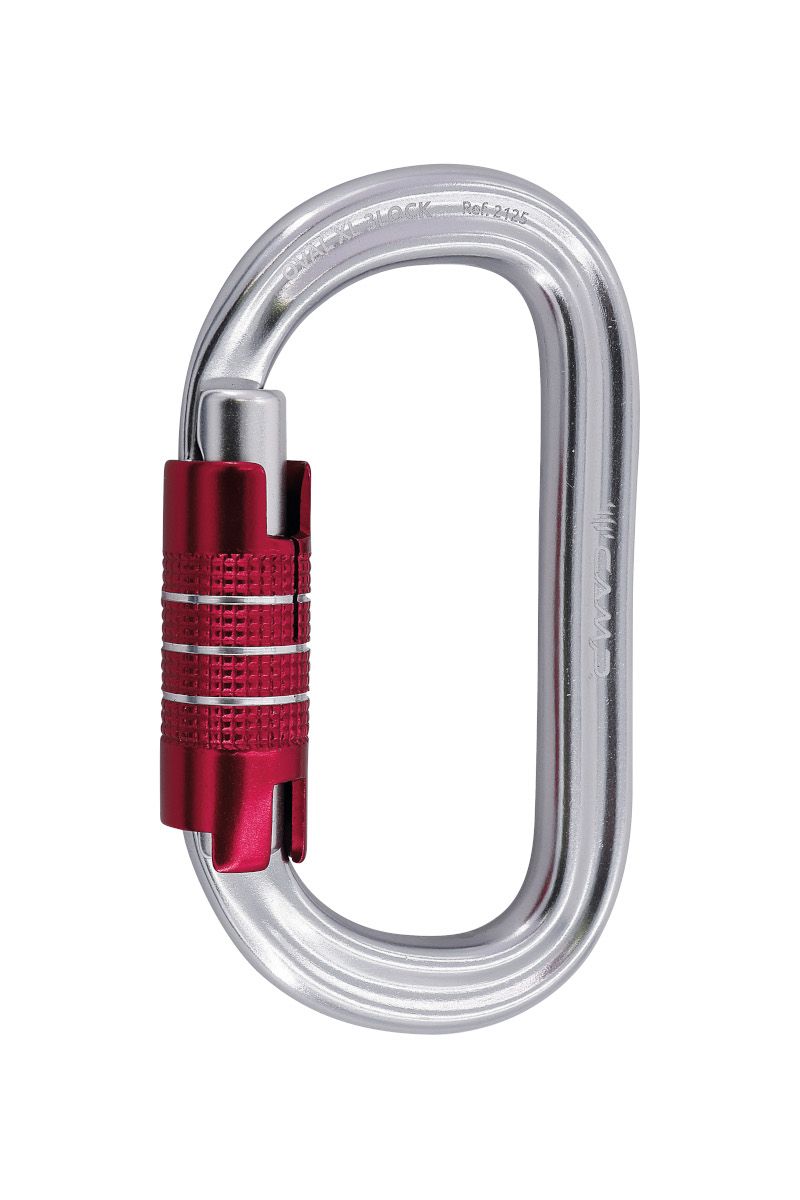 KARABINEK OVAL XL 3LOCK-TITANIUM