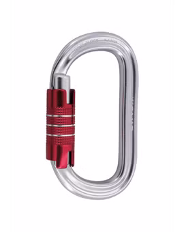 KARABINEK OVAL XL 3LOCK-TITANIUM
