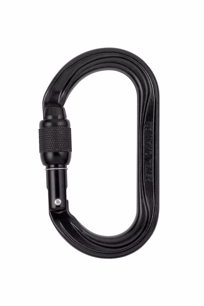 KARABINEK PETZL OXAN SCREW CZARNY