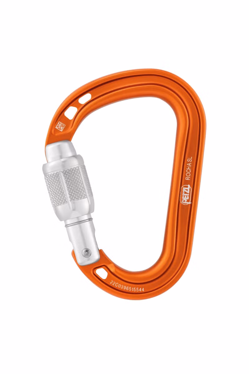 KARABINEK ROCHA SCREW-ORANGE