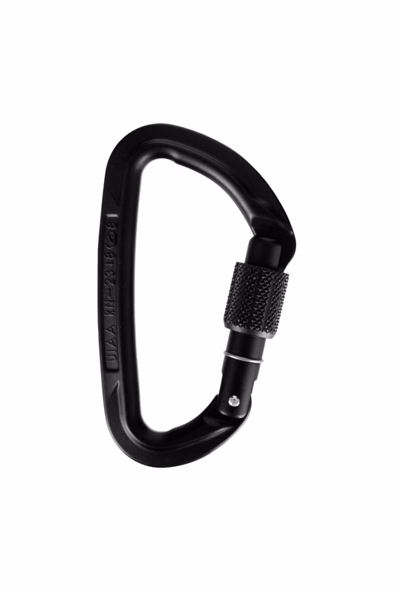 KARABINEK SESSION SCREW GATE-BLACK