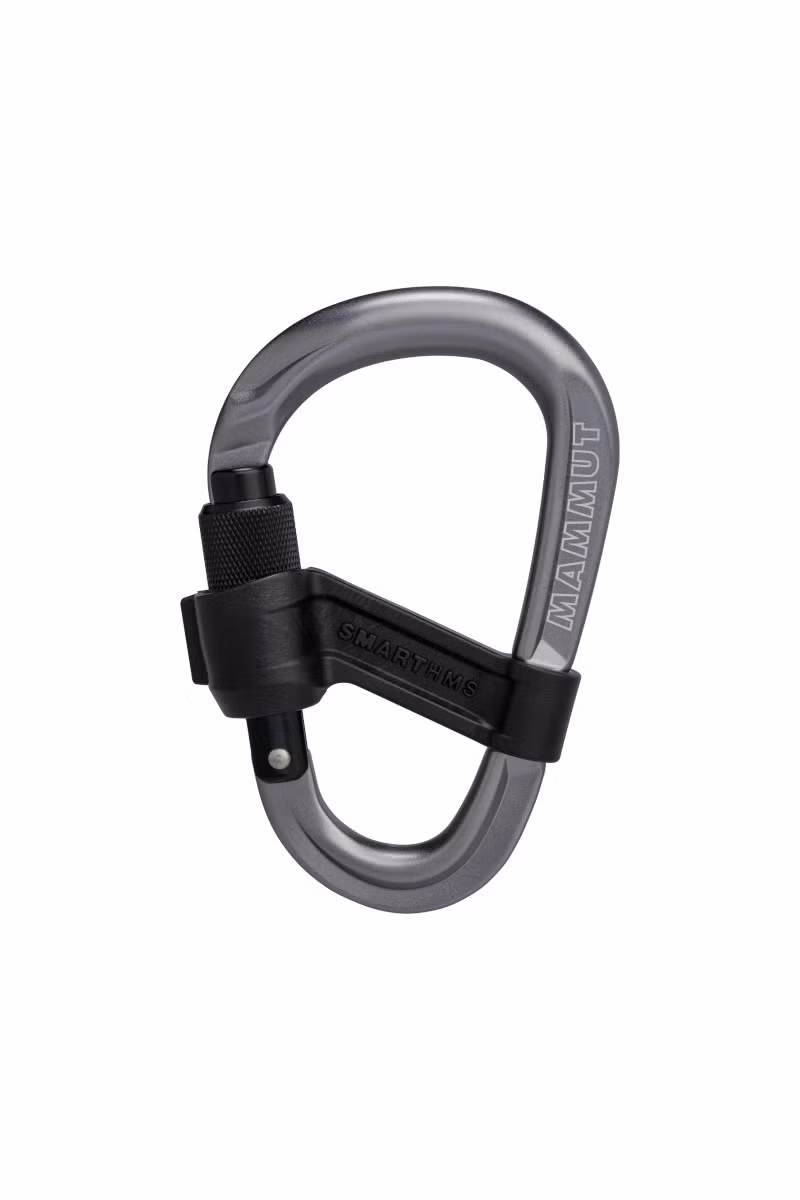 KARABINEK SMART HMS 2.0 ZAKRĘCANY-GREY