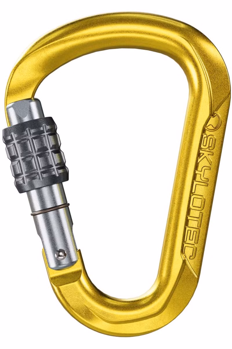 KARABINEK TONDO SG -MUSTARD-SILVER