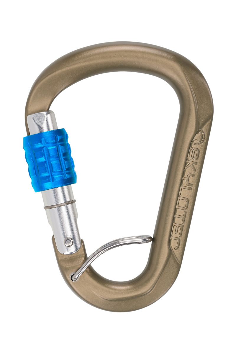KARABINEK TONDO SGL HC-HARD COATED-LIGHT BLUE