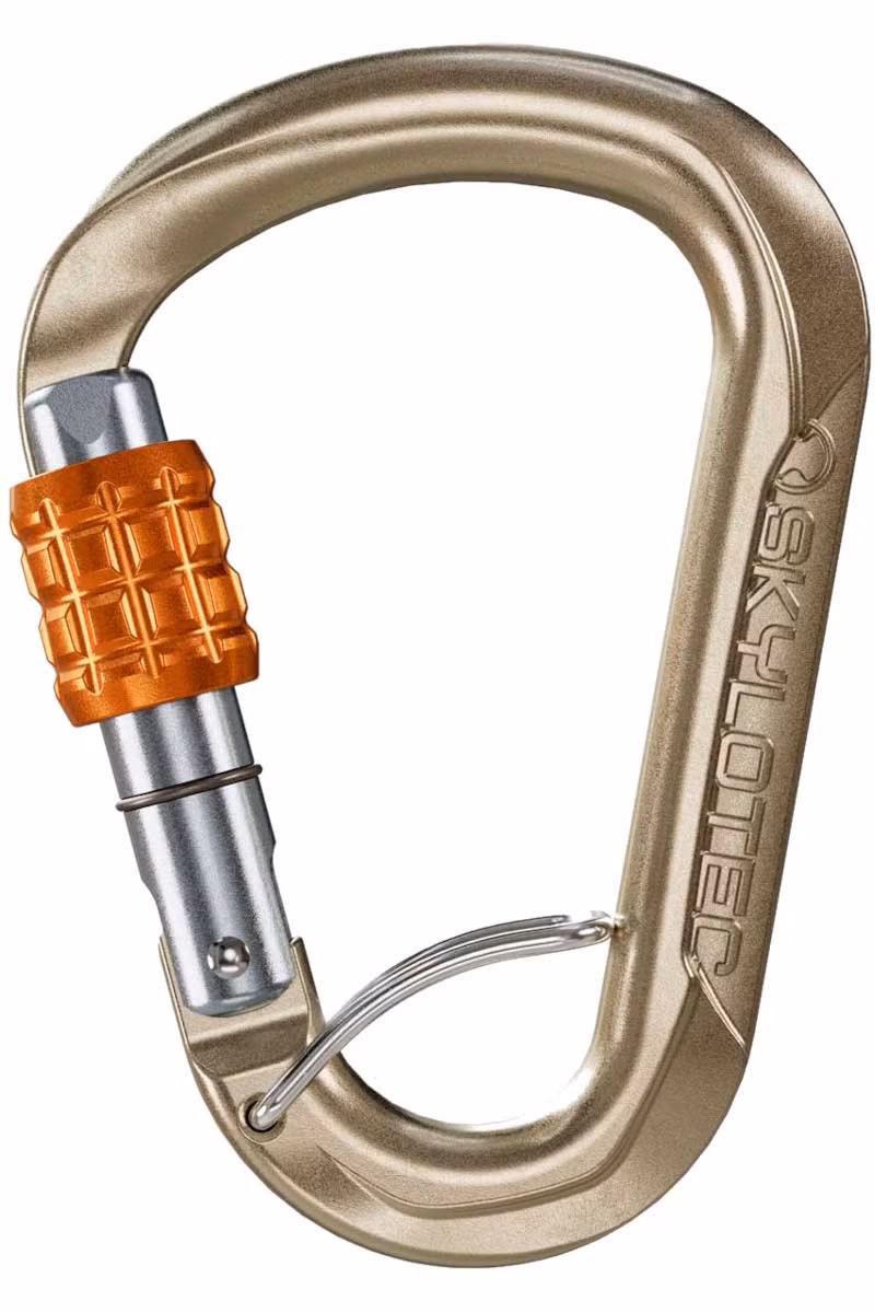 KARABINEK TONDO SGL HC-HARD COATED-ORANGE