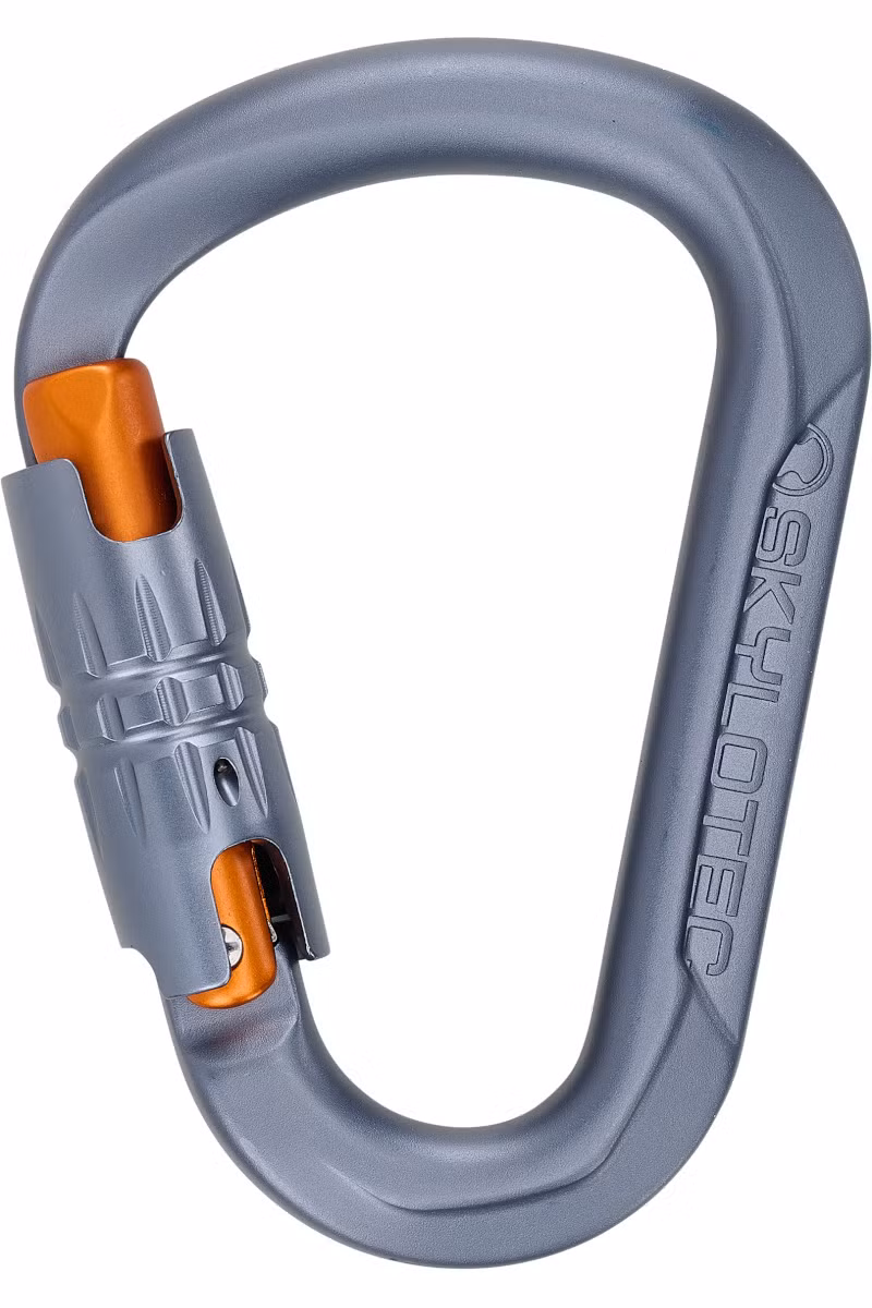KARABINEK TONDO WG -GREY-ORANGE