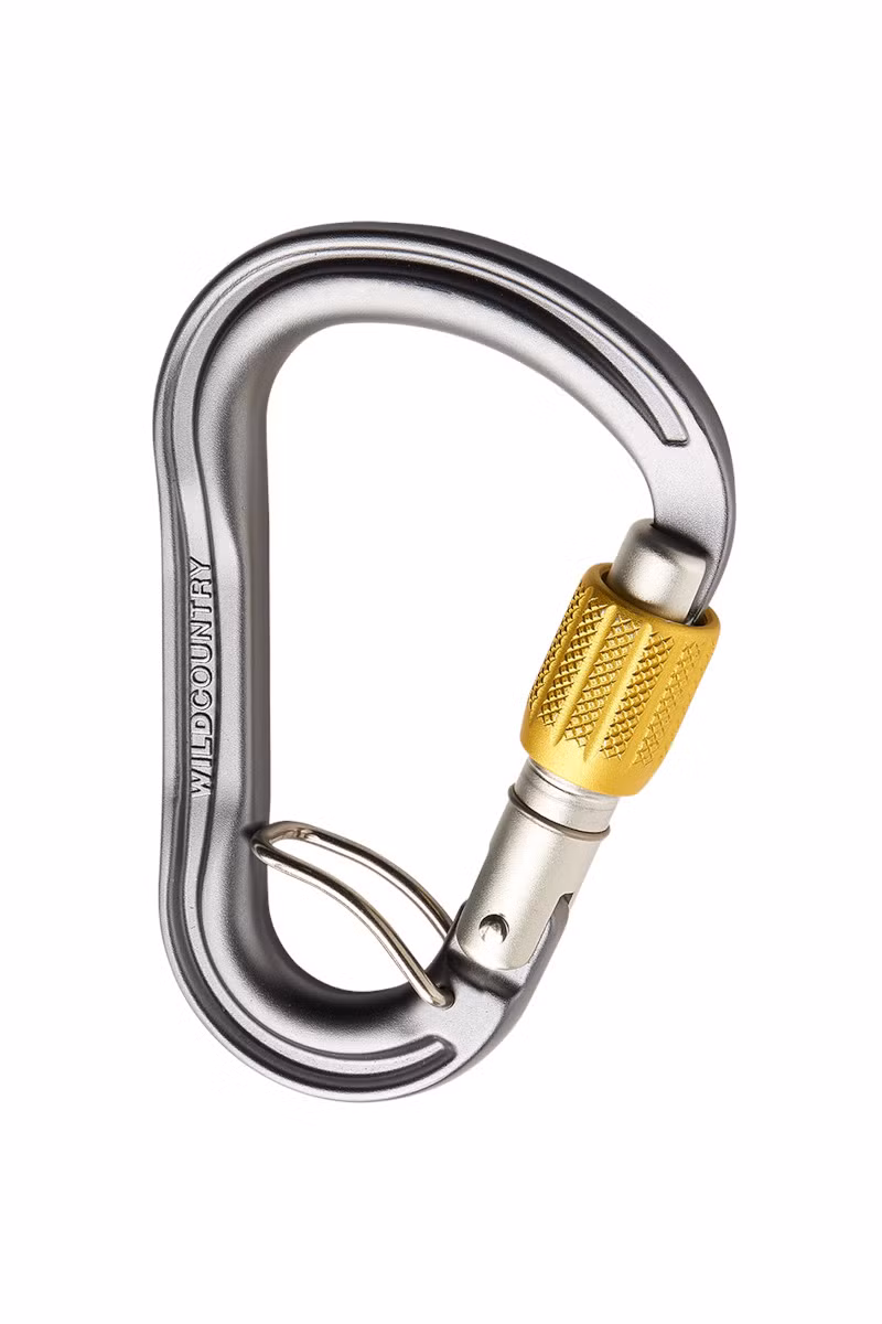 KARABINEK XENON HMS SCREW GATE BELAY-GREY-YELLOW