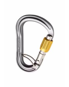KARABINEK XENON HMS SCREW GATE BELAY-GREY-YELLOW