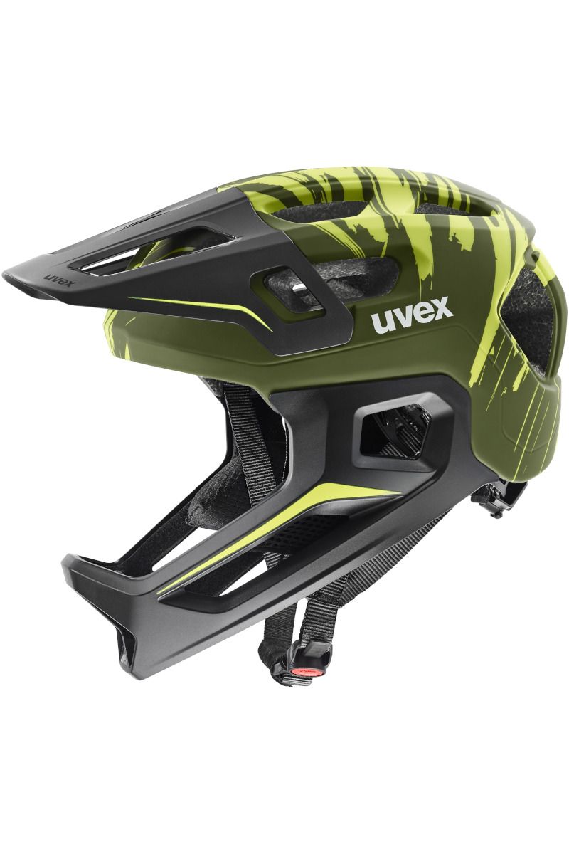 KASK REACT JUNIOR FULLFACE-DARK OLIVE MATT