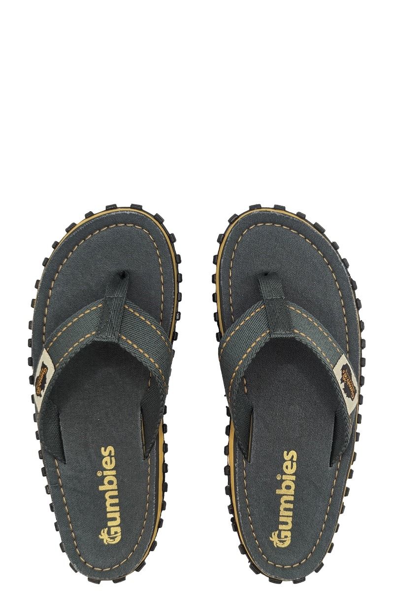 KLAPKI ISLANDER CANVAS FLIP-FLOPS-CLASSIC GREY