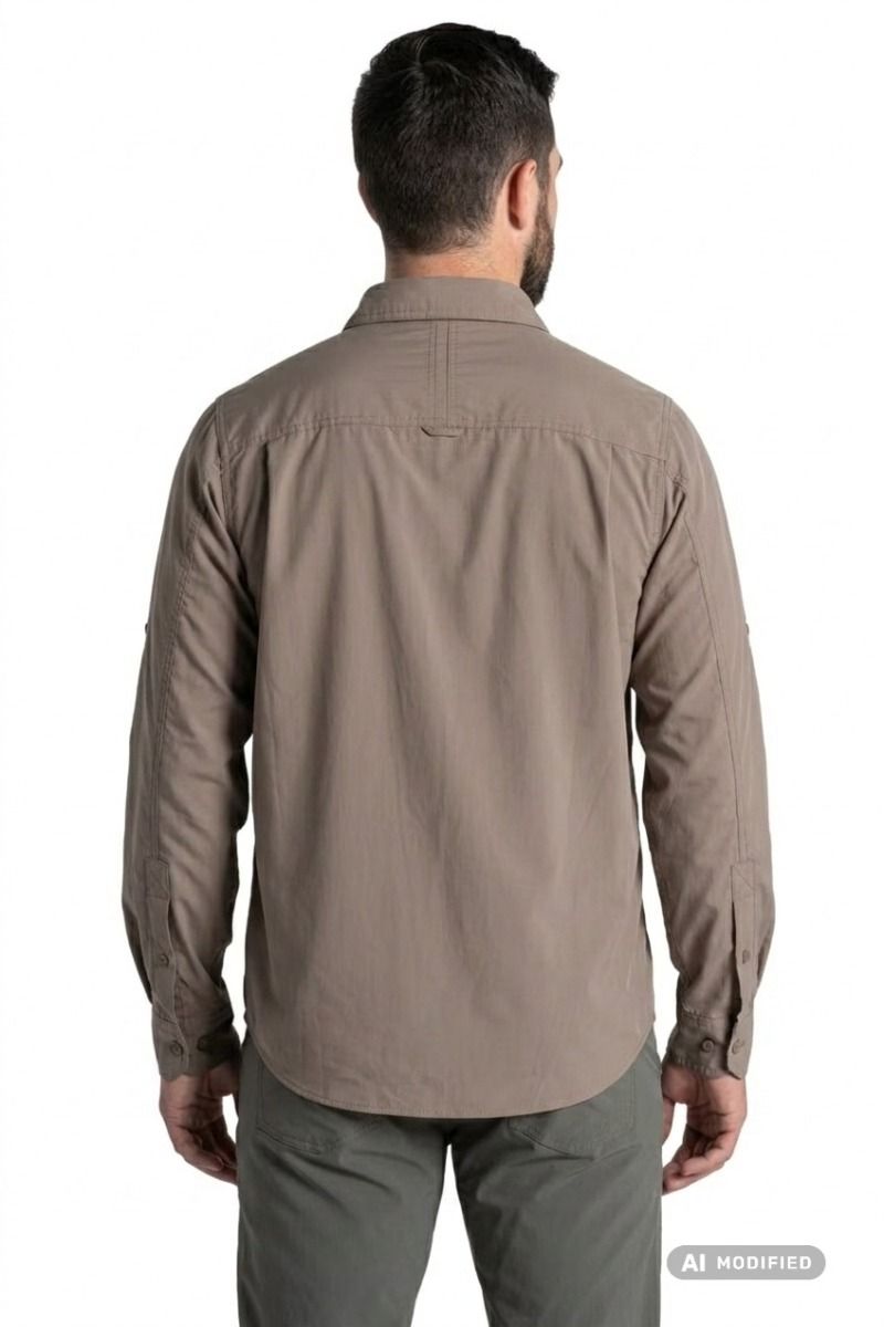 KOSZULA KIWI II LONG SLEEVED-PEBBLE