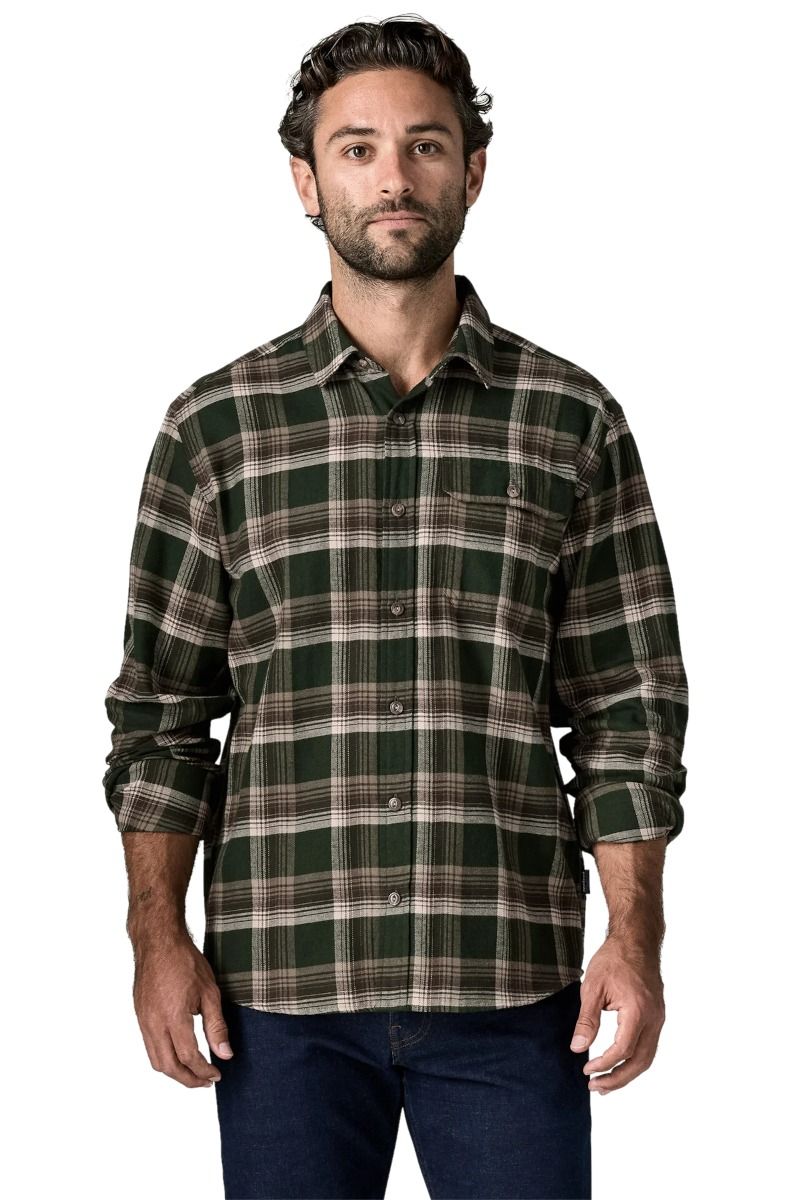 KOSZULA LIGHTWEIGHT FJORD FLANNEL SHIRT-COZY CABIN-TREELINE GREEN