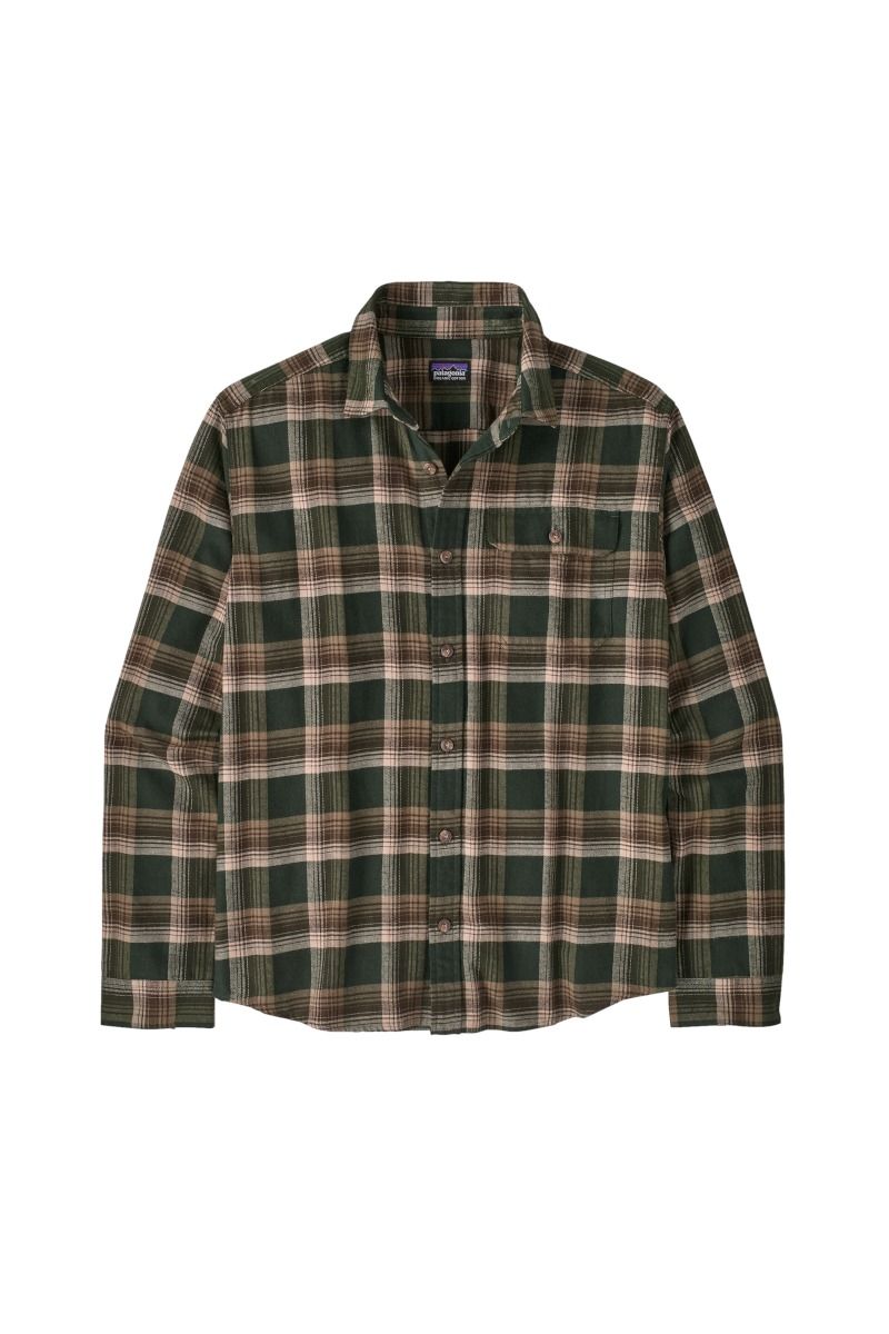 KOSZULA LIGHTWEIGHT FJORD FLANNEL SHIRT-COZY CABIN-TREELINE GREEN