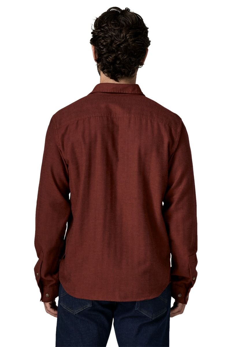 KOSZULA LIGHTWEIGHT FJORD FLANNEL SHIRT-MIRROR WEAVE-RUSTY RED