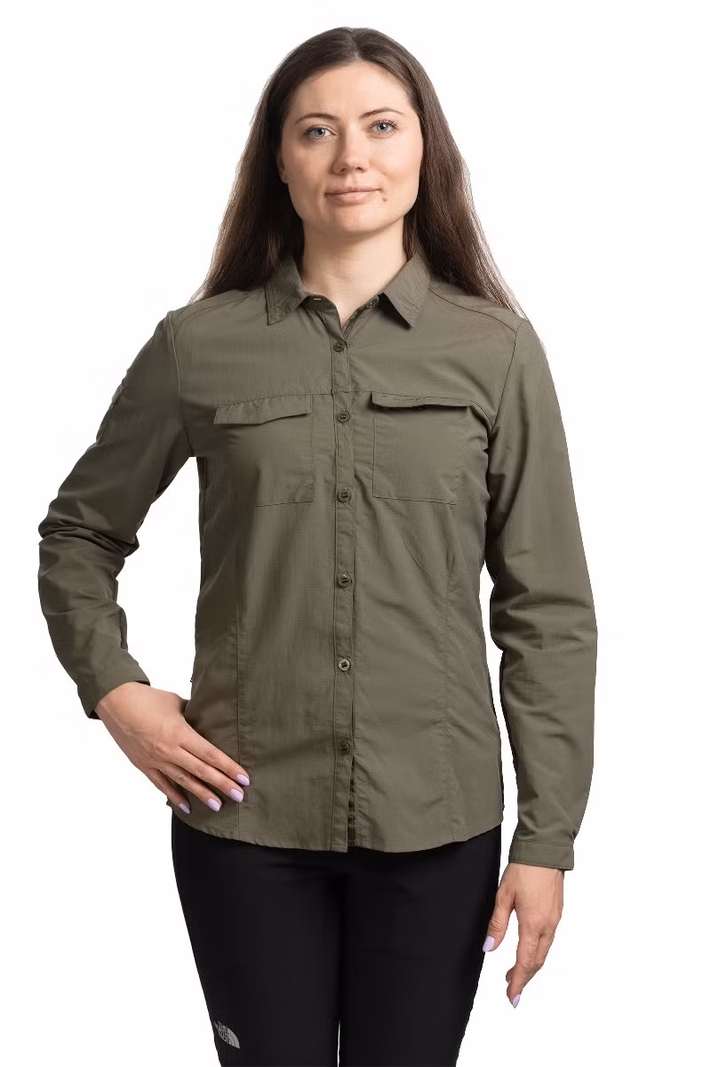 KOSZULA NOSILIFE ADVENTURE LONG SLEEVED III WOMEN-WILD OLIVE
