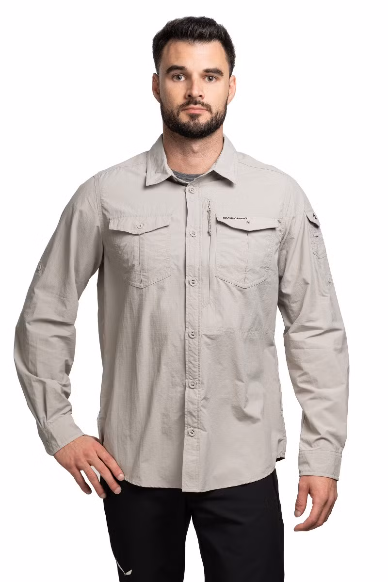 KOSZULA NOSILIFE ADVENTURE LONG SLEEVED III-PARCHMENT