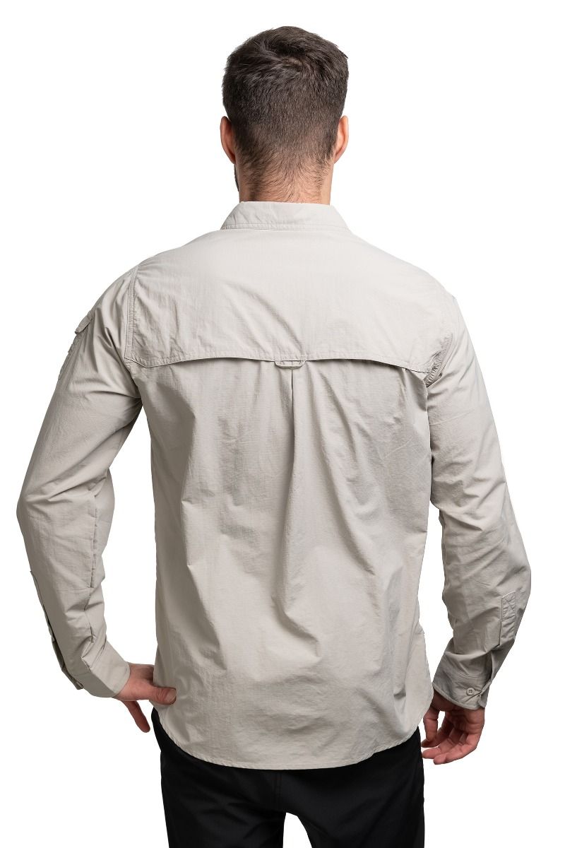 KOSZULA NOSILIFE ADVENTURE LONG SLEEVED III-PARCHMENT