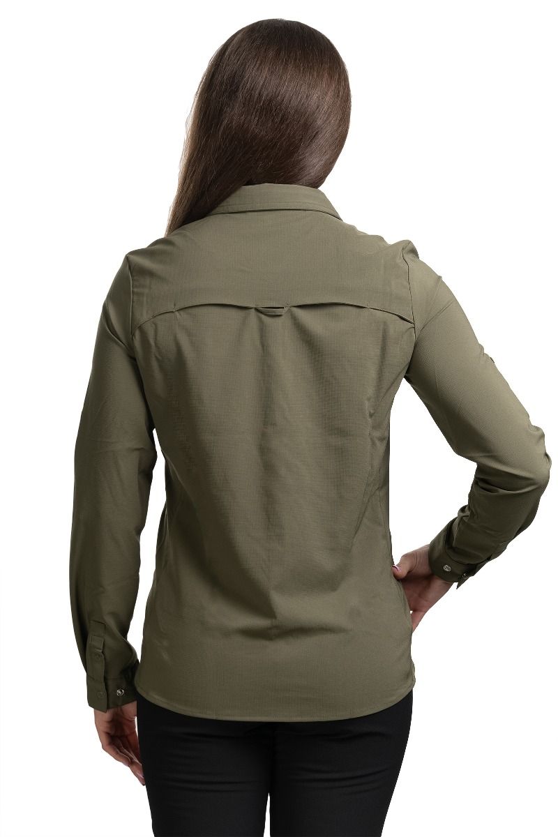 KOSZULA NOSILIFE PRO III LONG SLEEVED WOMEN-WILD OLIVE