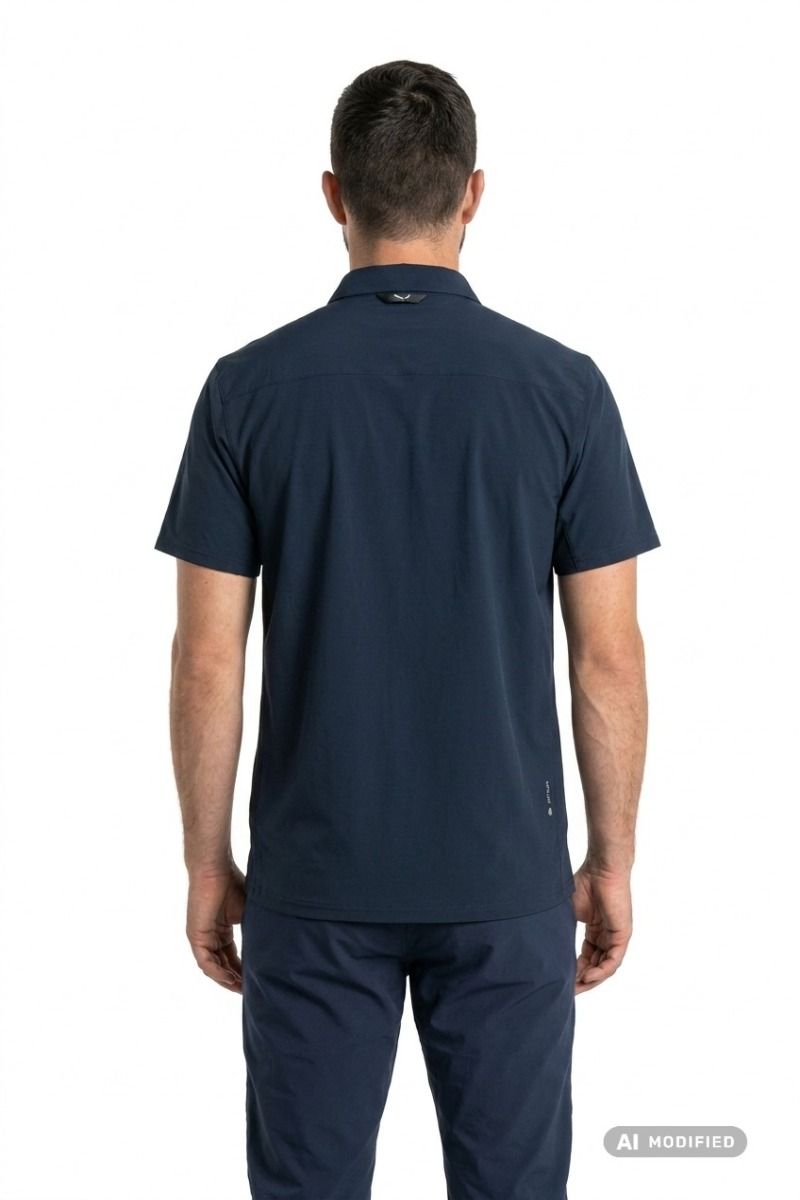 KOSZULA PUEZ S/S-BLUEBERRY