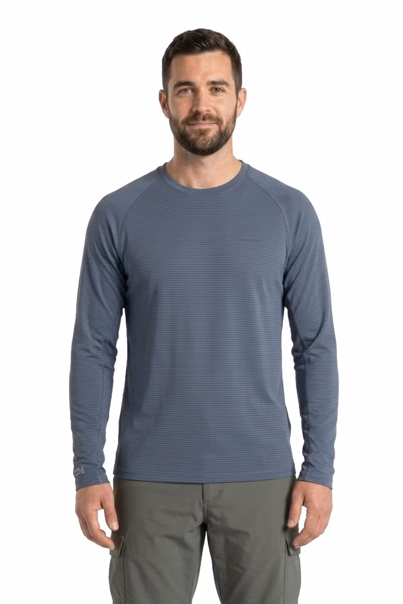 KOSZULA SOLARSHIELD LONG SLEEVED-DARK PEWTER